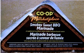 CO-OP Marketplace Smokey Sweet BBQ Recall