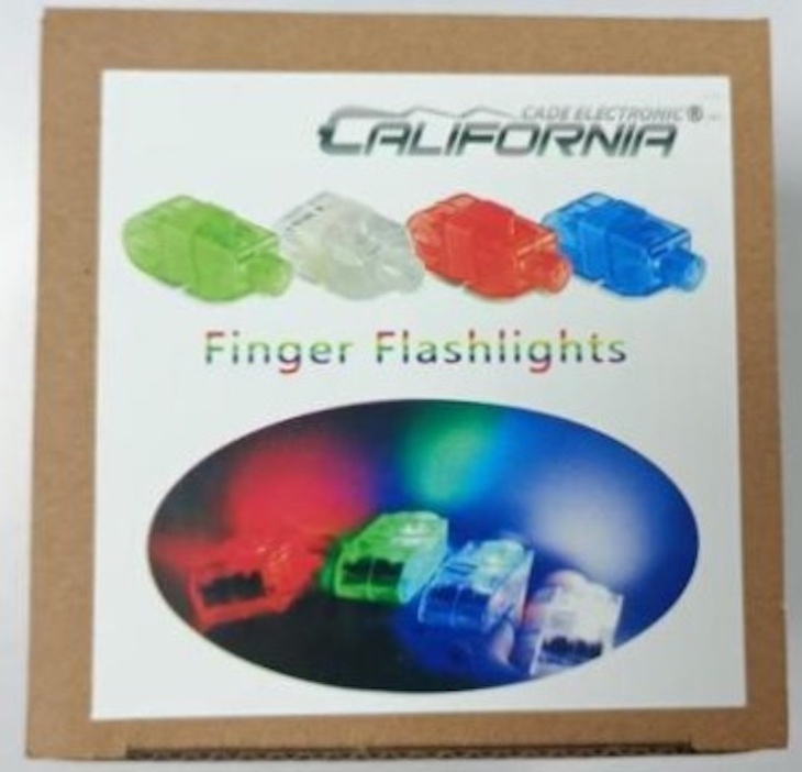 Cade California Finger Light Toys Recalled For Battery Ingestion