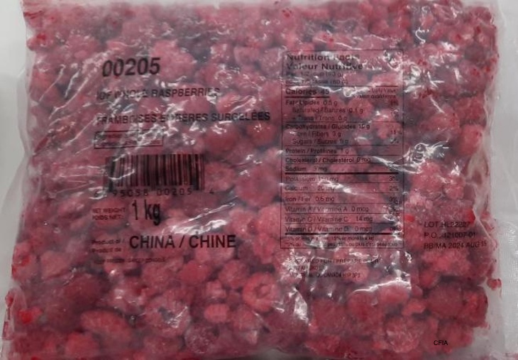 Canada Norovirus Outbreak Linked to Alasko Frozen Raspberries