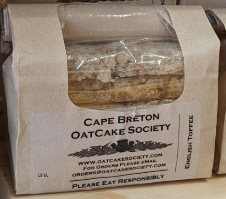 Cape Breton Oatcake Society Oatcakes Recalled For Almond