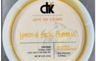 Carrot Top Kitchens Hummus Recalled For Undeclared Sesame