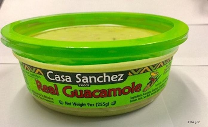 Casa Sanchez Real Guacamole Listeria Recall