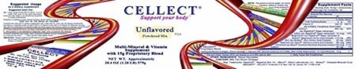 Cellect Products Recalls Unflavored Powder For Arsenic and Lead