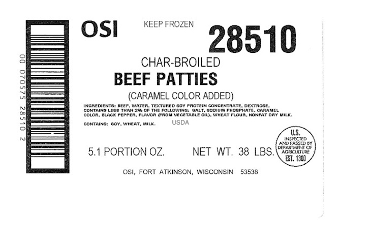 Char-Broiled Beef Patties Recalled For Possible Foreign Material