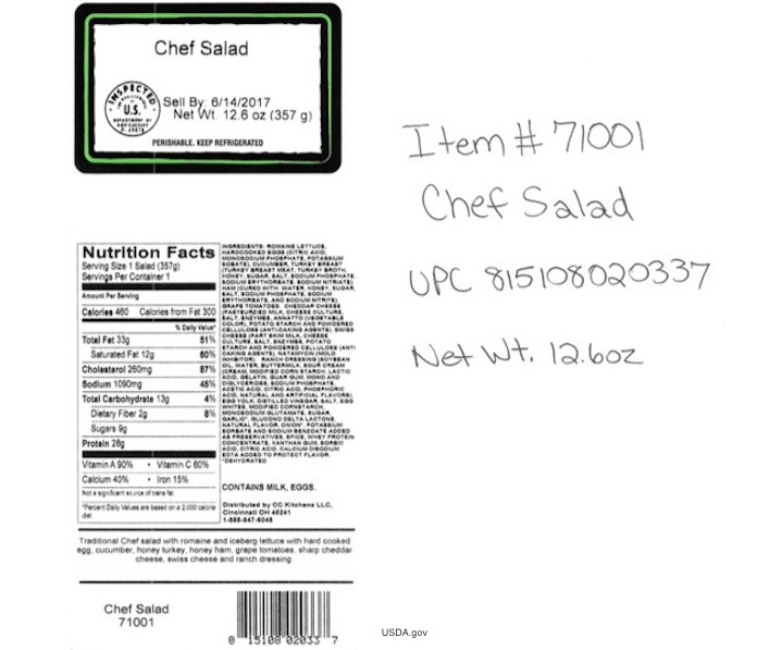 Chef Salad Listeria Recall