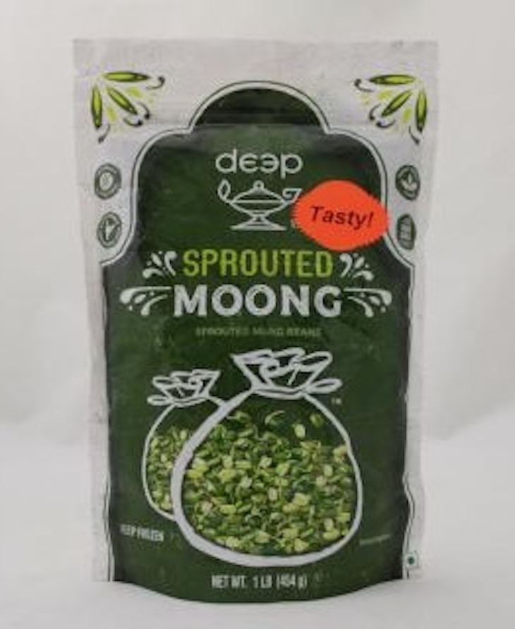 Chetak Deep Sprouted Mat and Moong Recalled For Salmonella