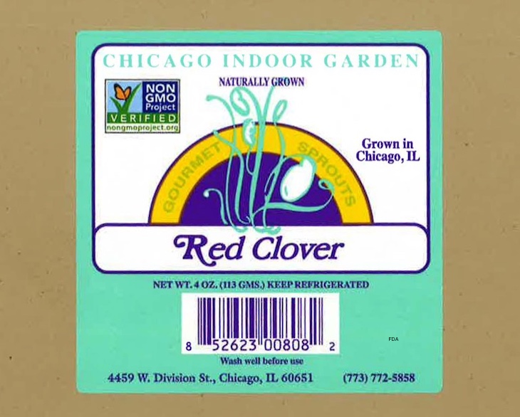 FDA Warns Against Chicago Indoor Garden Sprouts in E. coli Update