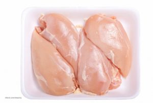chicken breasts styrofoam