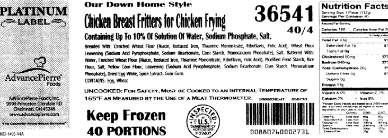 Chicken Fritters Recall