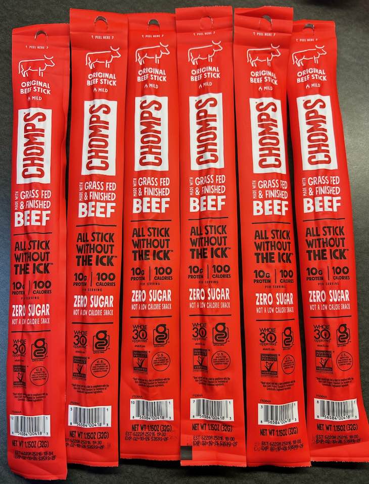 Chomps Original Beef Sticks Recalled For Metal Pieces