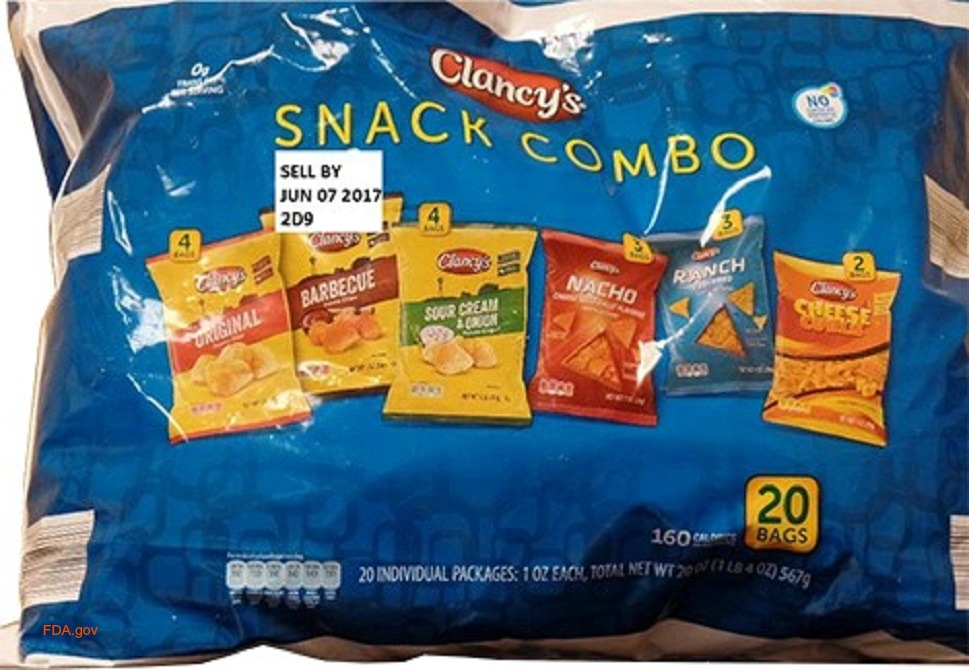Clancy's Snack Combo Recall