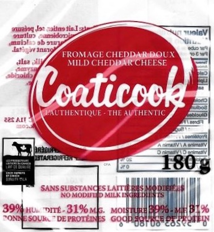 Some Coaticook Cheddar Cheese Recalled For Possible Listeria