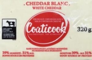Coaticook White Cheddar Recalled in Canada For Possible Listeria