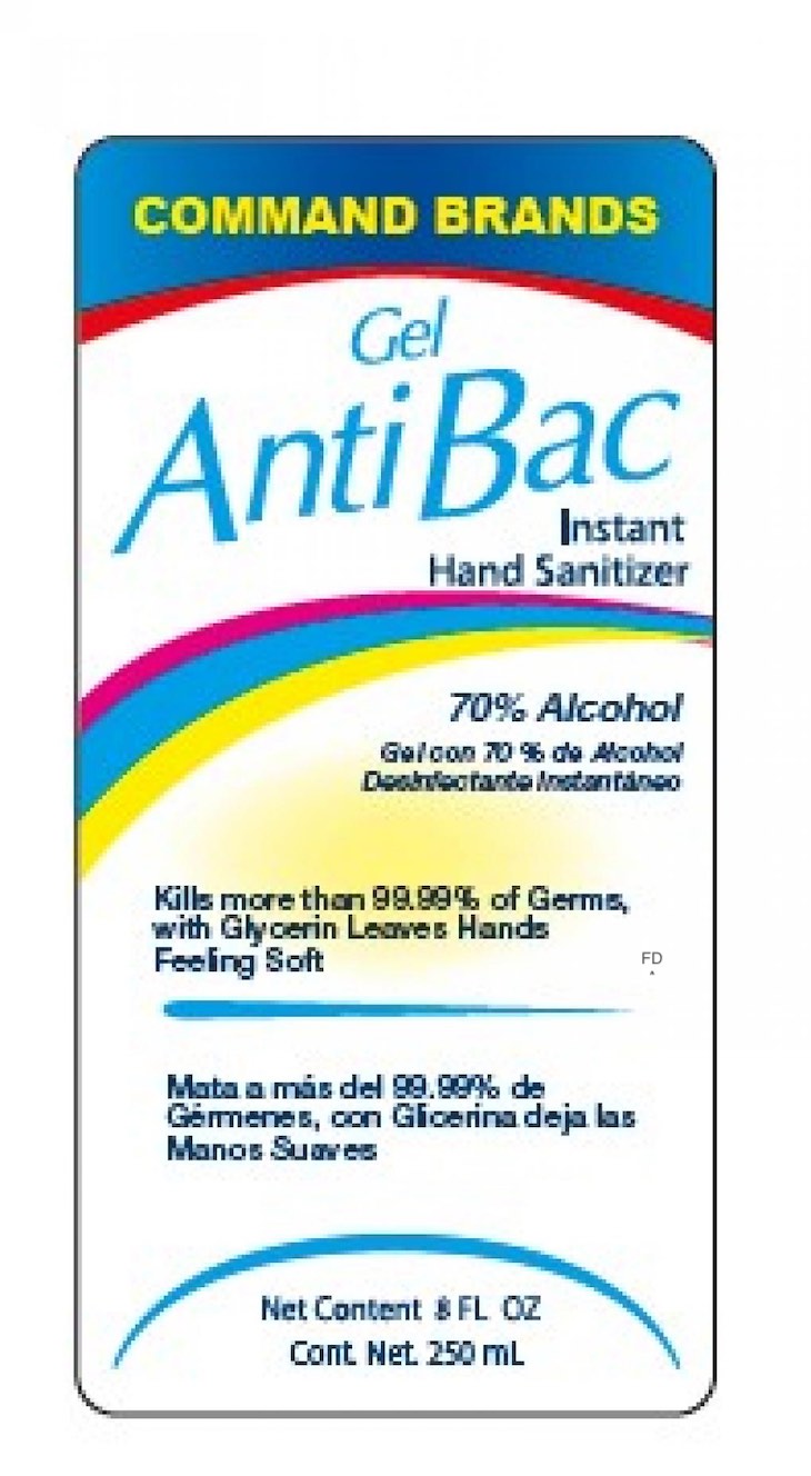 Command Brands Gel AntiBac Hand Sanitizer Recalled For Methanol