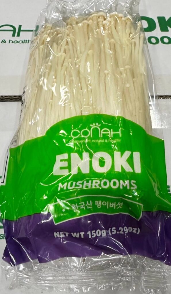 Conah Enoki Mushrooms Recalled in California For Listeria