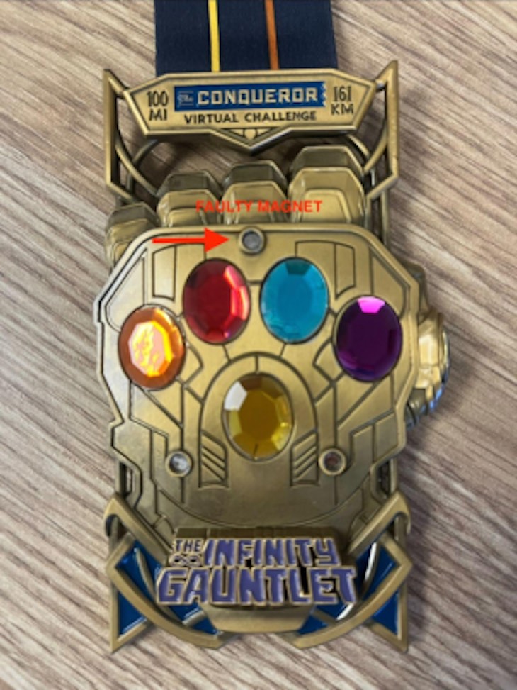 Conqueror Avengers Medals Recalled For Magnet Ingestion Risk