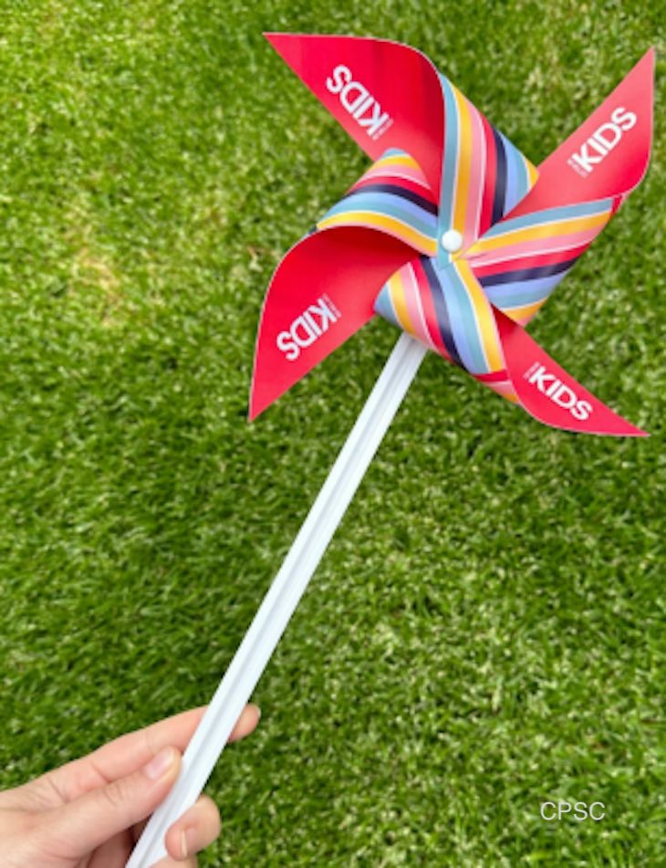 Cotton On USA Toy Pinwheels Recalled for Choking Hazard