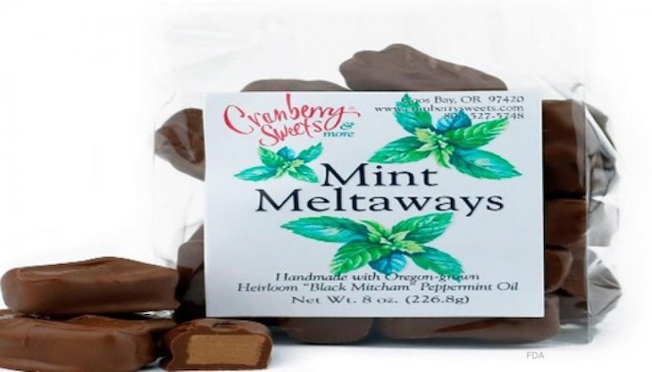 Cranberry Sweets Mint Meltaways Recalled For Peanuts