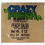 Crazy Fresh Peach Salsa Recalled For Possible Salmonella