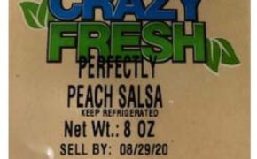Crazy Fresh Peach Salsa Recalled For Possible Salmonella