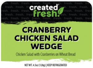 Created Fresh Cranberry Chicken Sandwich Recalled For Egg
