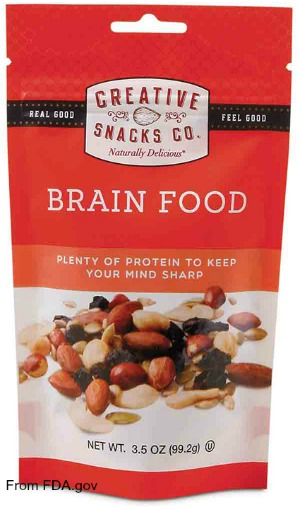Creative Snacks Brain Food Listeria Recall