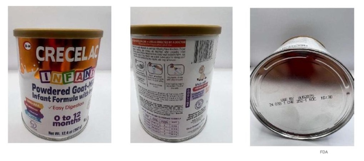 Crecelac and Farmalac Infant Formula Recalled For Non-Compliance
