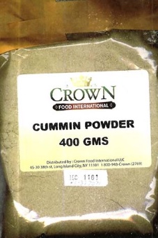 Crown Food Cummin Powder Peanut Recall