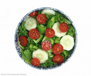 Cucumbers in Salad