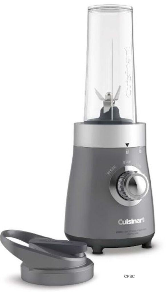 Cuisinart Compact Blender Recalled For Laceration Hazard