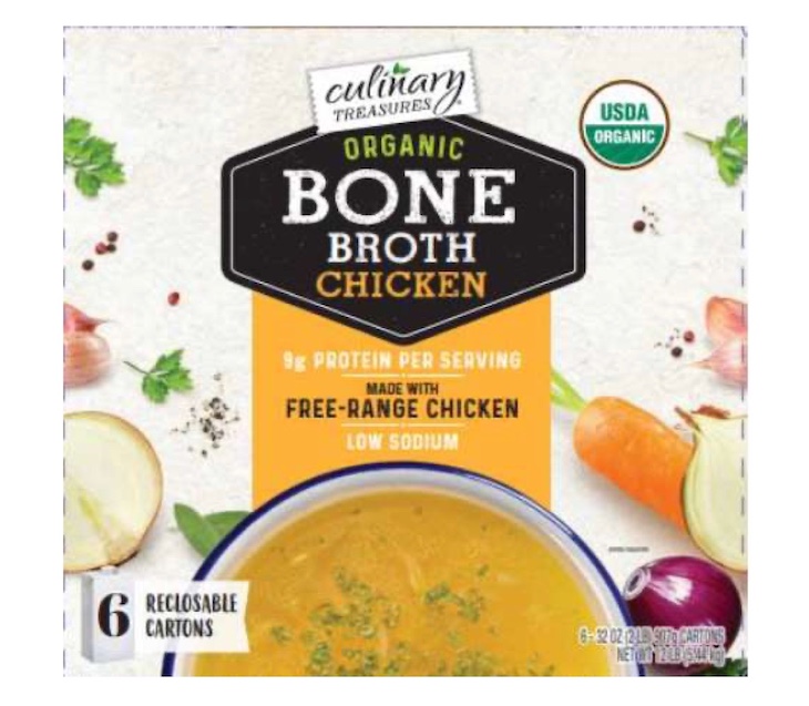 Culinary Treasures Chicken Bone Broth Recalled For Contamination