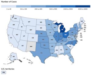 Cyclospora Outbreak Sickens 27,557 People in 47 States