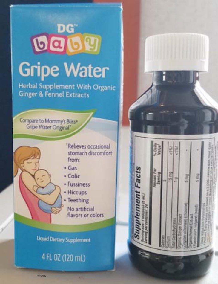 DG Baby Gripe Water Recall