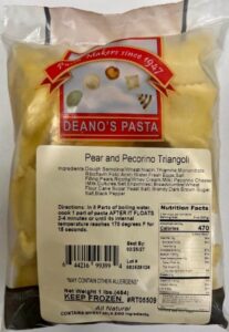 Deano's Pear and Pecorino Ravioli Recalled For Lobster