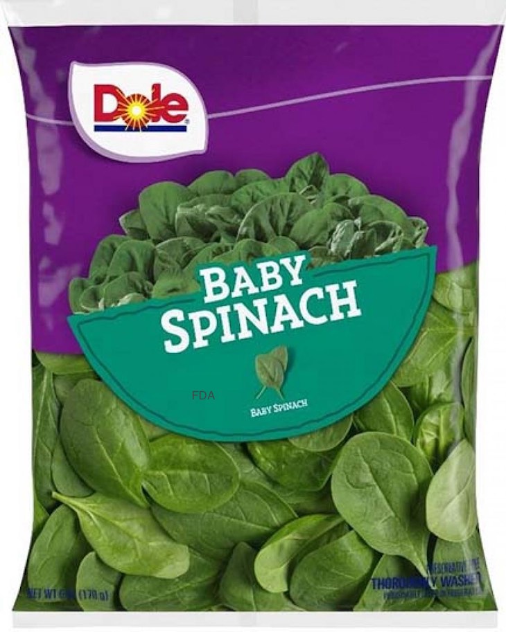 Dole Baby Spinach Recalled For Possible Salmonella Contamination 