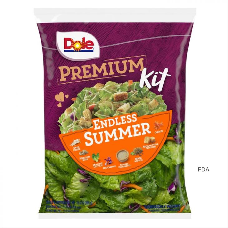 Dole Endless Summer Salad Kit Recalled For Undeclared Allergens