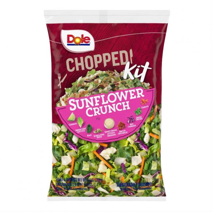 Dole Sunflower Crunch Chopped Salad Kit Recalled For Allergens