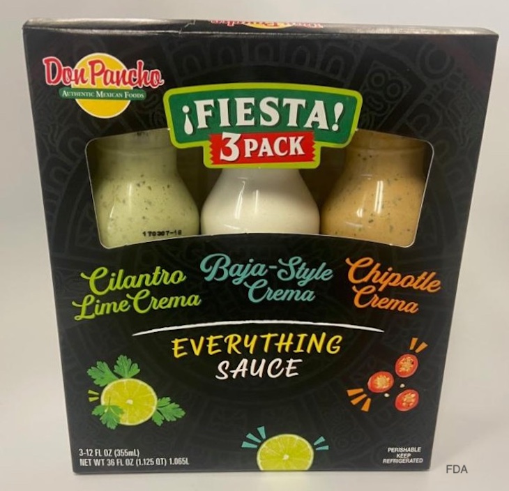 Don Pancho Crema, Taco Kits Recalled For Possible Listeria