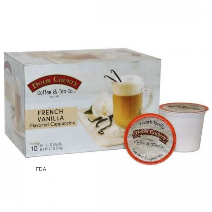 Door County Coffee & Tea Recalls French Vanilla Cappuccino Cups