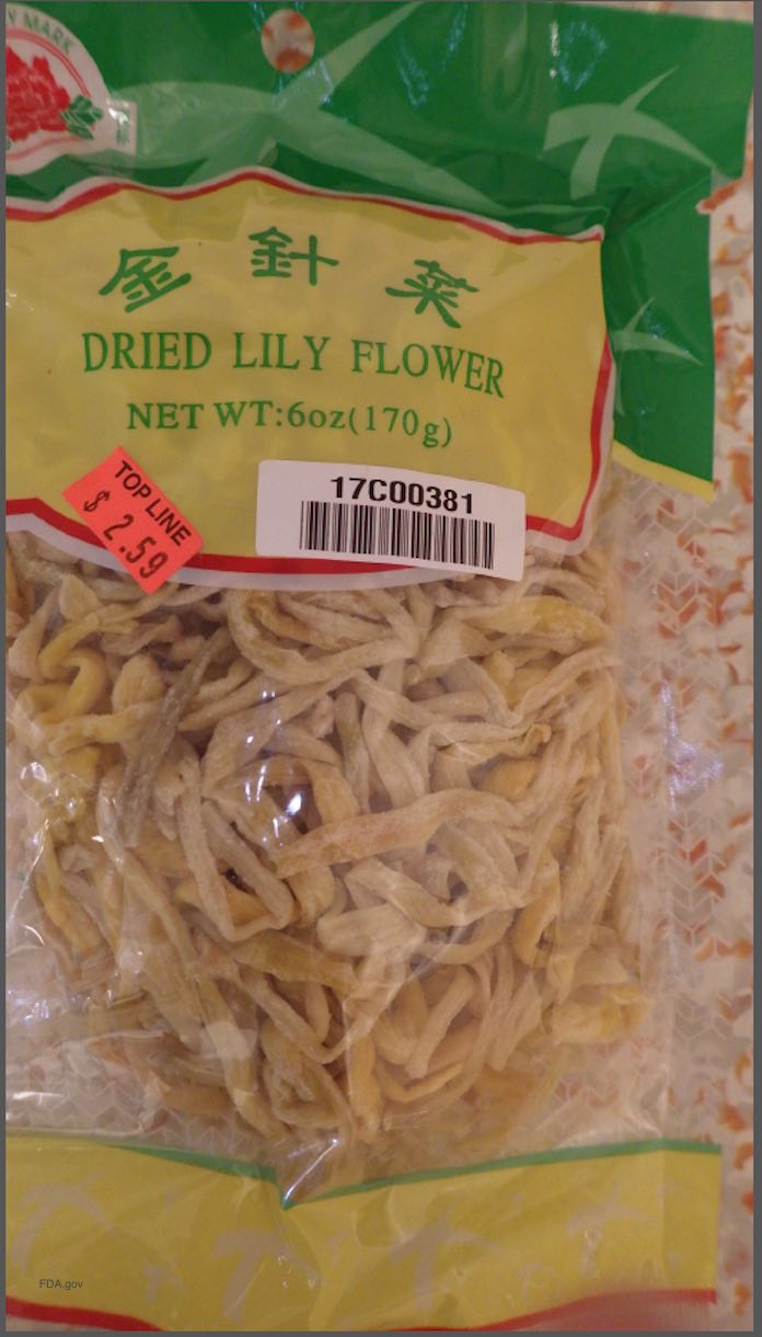 Dried Lily Flower recall