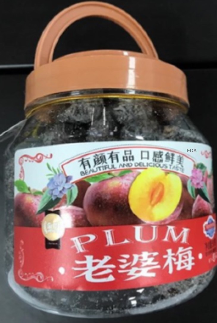 Dried Wife Plum Recalled For Undeclared Sulfites