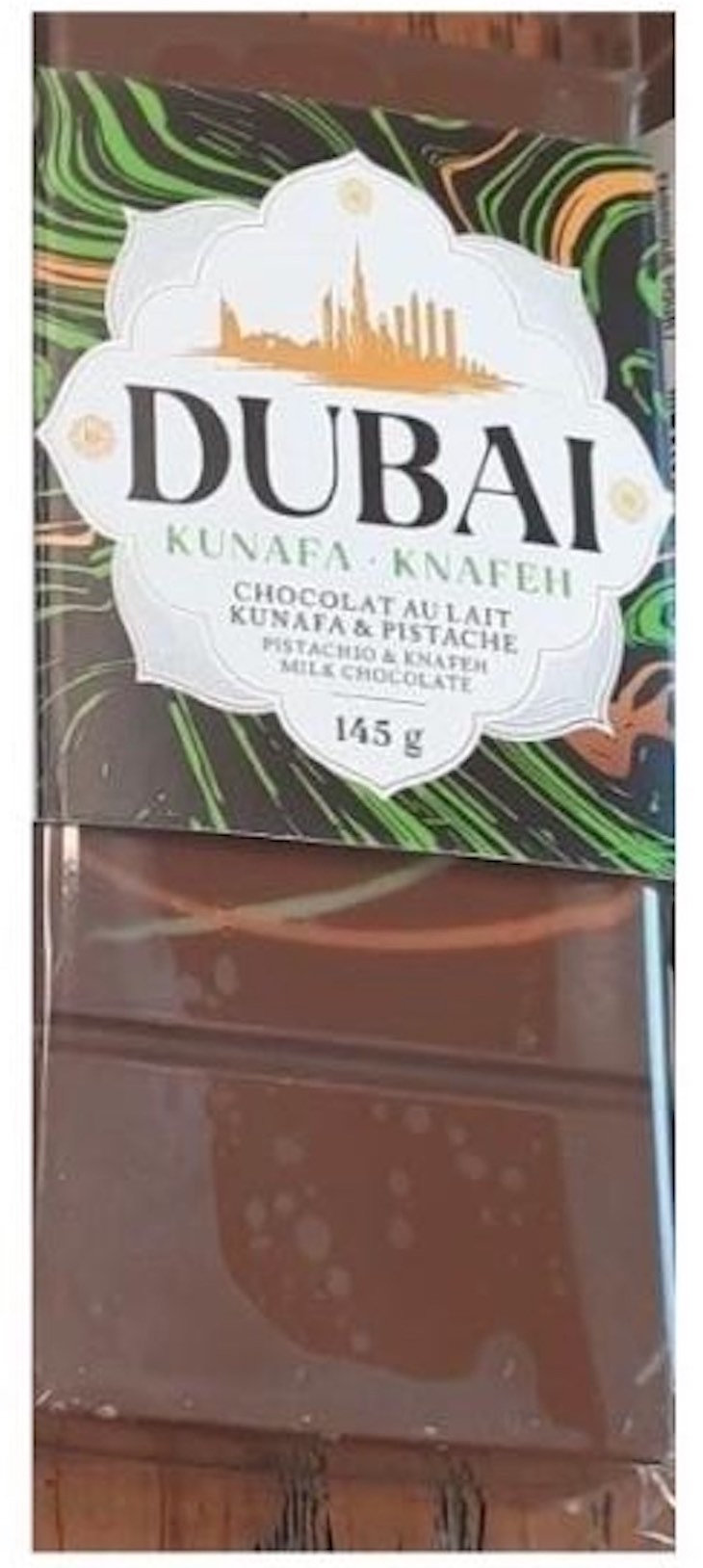Dubai Pistachio & Knafeh Milk Chocolate Recalled For Salmonella