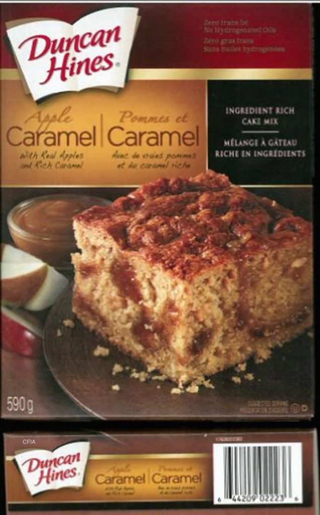 Duncan Hines Apple Caramel Cake Mix Recalled for Salmonella