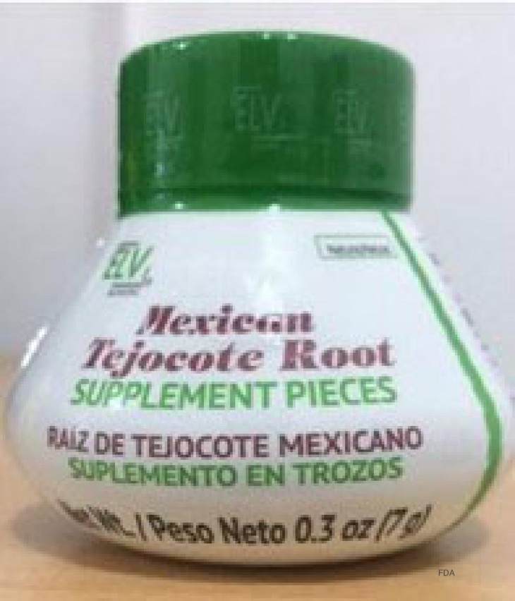 ELV Alipotec Mexican Root Supplement Pieces Recalled 