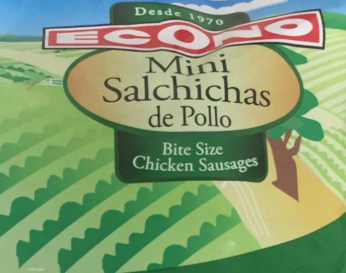 Econo Mini Bite Size Chicken Sausage Recall