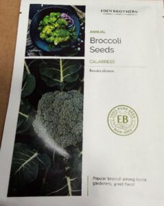 Eden Brothers Broccoli Seeds Recalled For Salmonella Risk