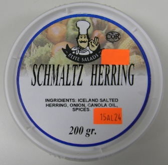 Elite Salads Schmaltz Herring Botulism Recall