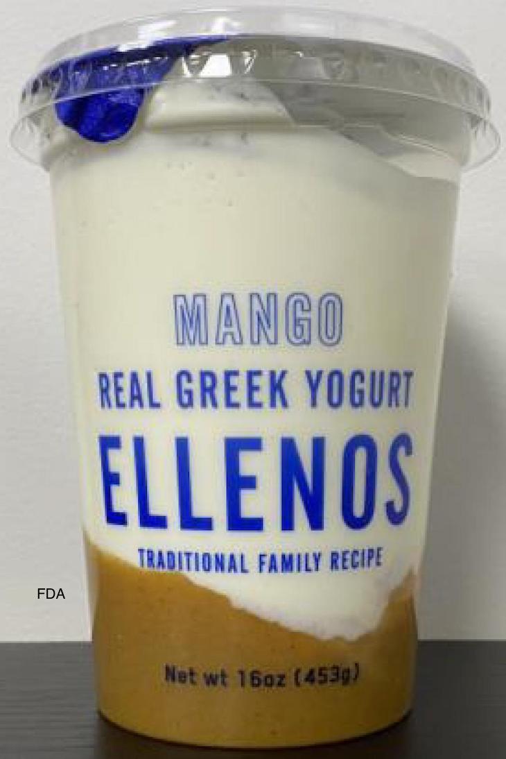 Ellenos Mango Greek Yogurt Recalled For Undeclared Egg