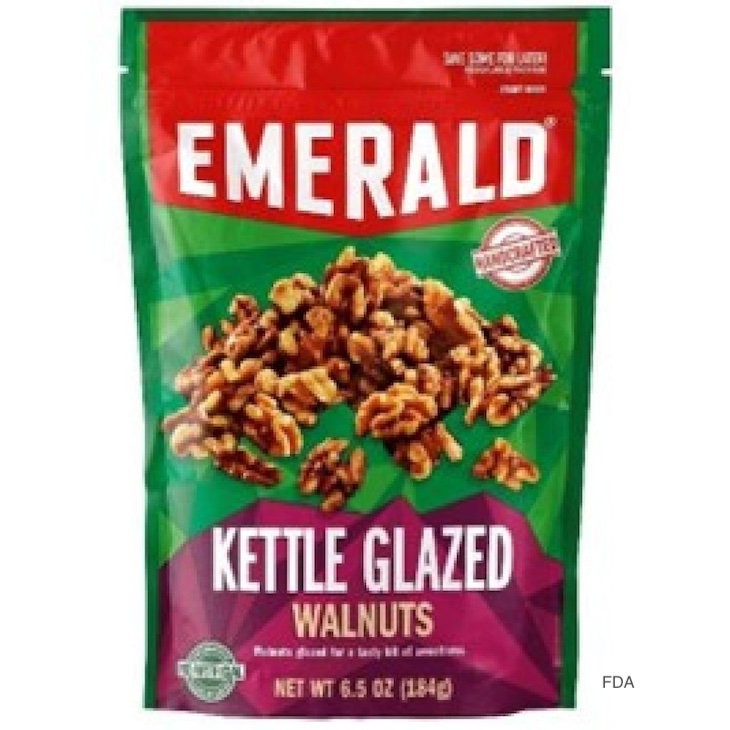 Emerald Kettle Glazed Walnuts recalled due to peanuts and tree nuts