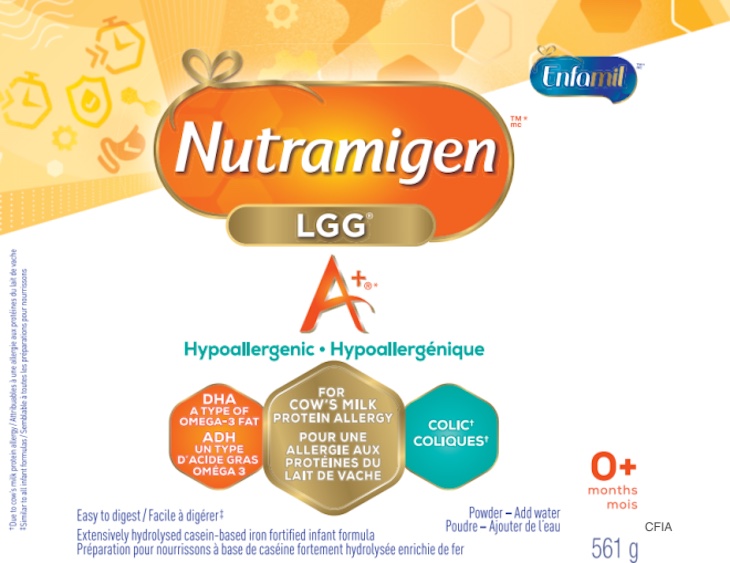 Enfamil Nutramigen A+ LGG Infant Formula Recalled in Canada 
